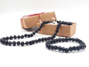 conjunto de ámbar negro