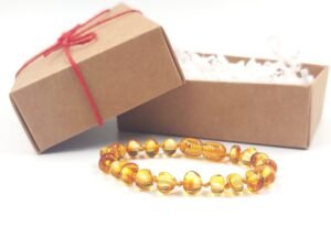20251128_122255 "Honey" amber bracelet for kids