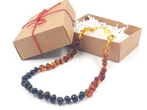 20251128_130718 "Rainbow" amber necklace for kids