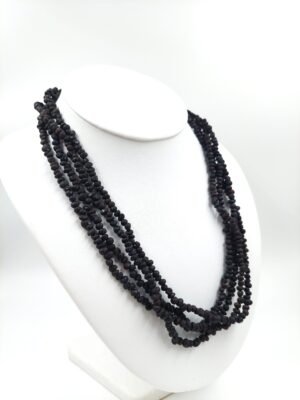 20251201_115515 Unpolished black amber necklace - bracelet