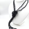 20251201_115606 Unpolished black amber necklace - bracelet