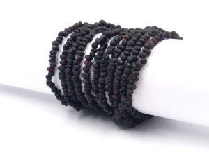 20251201_120743 Unpolished black amber necklace - bracelet