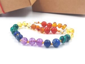 20251230_130114 Adjustable amber bracelet for kids
