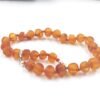 20251230_131115 Adjustable unpolished cognac amber braclet for kids