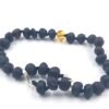 20251230_132002 Pulsera ajustable de ámbar negro sin pulir y miel
