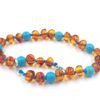 20251230_132627 Pulsera ajustable de ámbar coñac y turquesa
