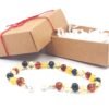"Multimix" adjustable amber bracelet