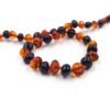 20240115_105313 Amber necklace for kids cognac/cherry