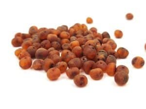 cuentas de ámbar sin pulir coñac