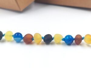 20260104_154723 Multicolor amber necklace with agate