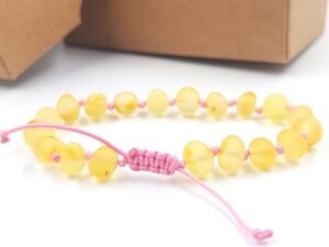 20260104_155225 Adjustable amber bracelet for kids