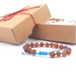 Pulsera ámbar ajustable “Azul”