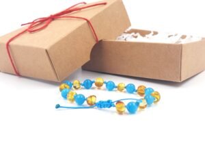 Pulsera ajustable ámbar para niños