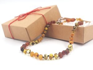 Baltic amber necklaces for kids